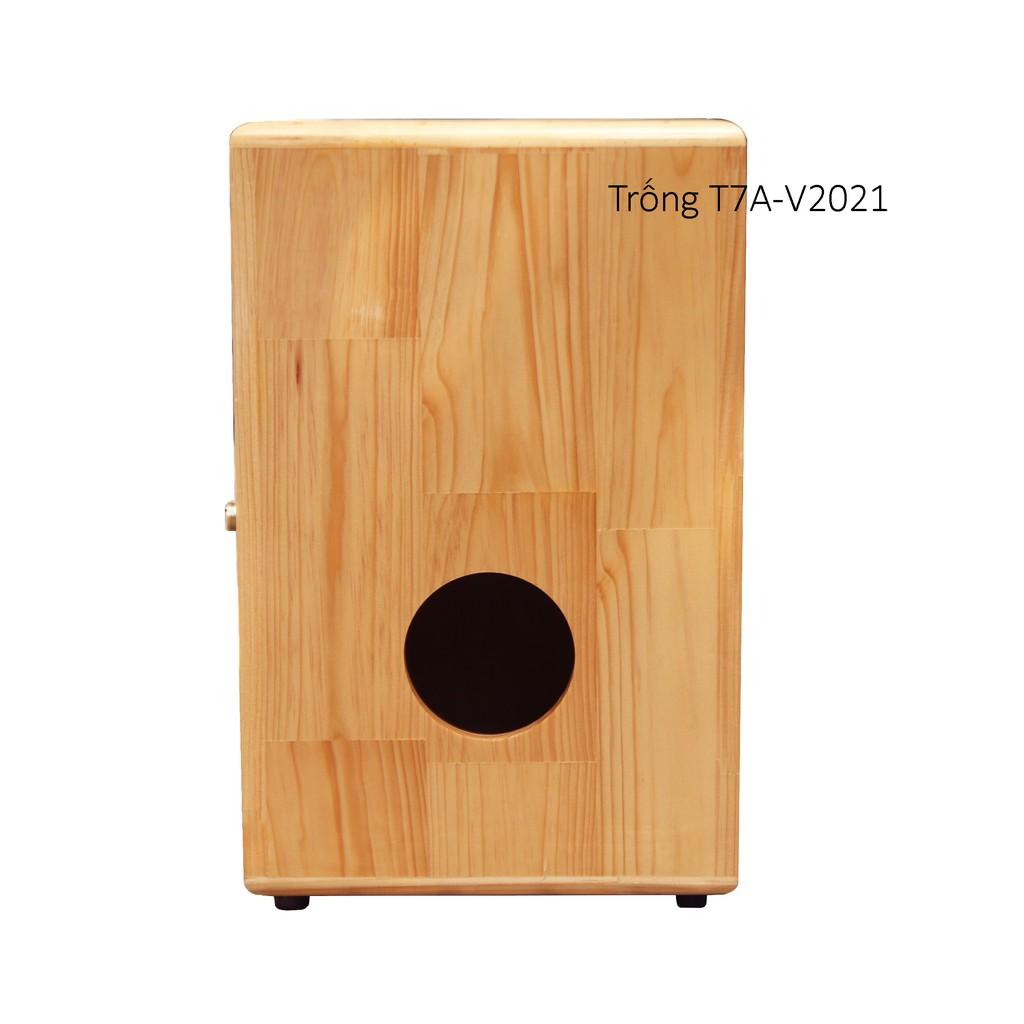 Trống cajon T7A-V2021 có cần gạt kim loại