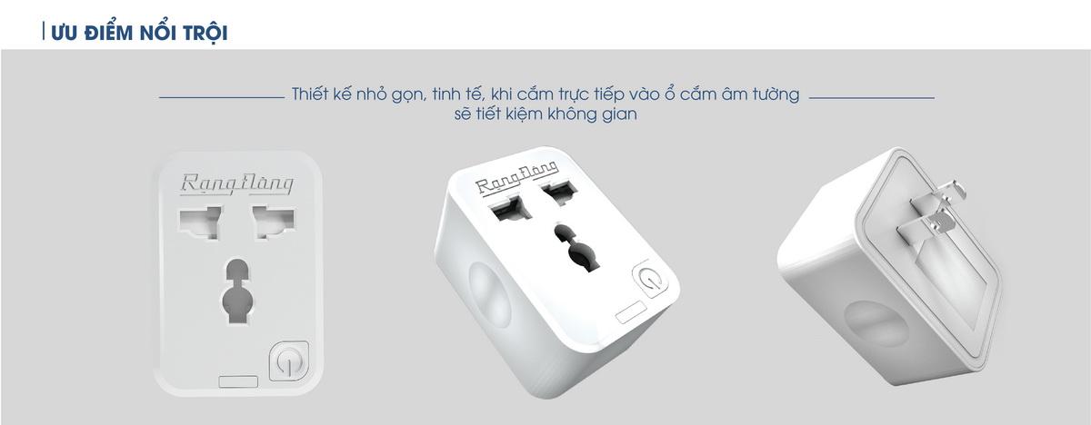Ổ cắm điều khiển từ xa bằng wifi thông minh 16A OC01WF