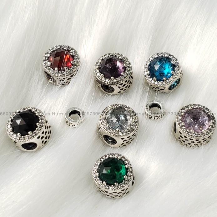 Vòng Tay Trầm Hương Tốc Việt Tròn Đơn Size 8/10/12mm Mix Charm Đá Bạc S925