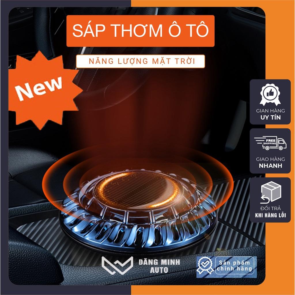 Sáp thơm ô tô mẫu UFO năng lượng mặt trời, máy khếch tán sáp thơm xoay toả hương cho xe hơi ST20