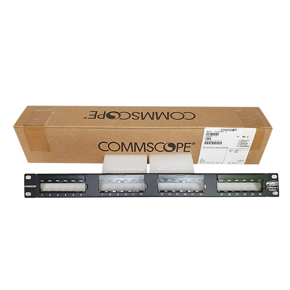 Patch panel 24 port cat5e