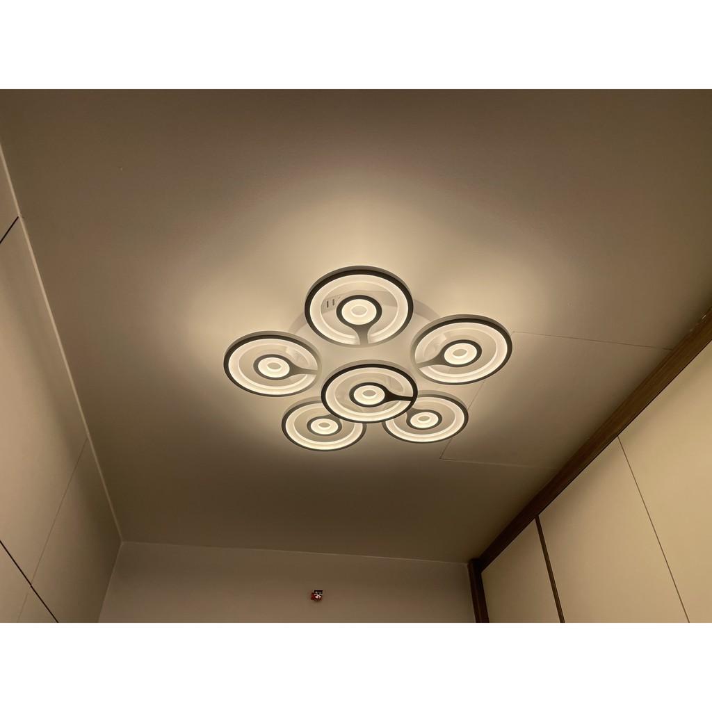 Đèn ốp trần tô điểm phòng tiếp đón khách buồng nghỉ  cánh tròn có 3 hình thức sáng kèm lãnh đạo tăng chỉnh sáng - M
