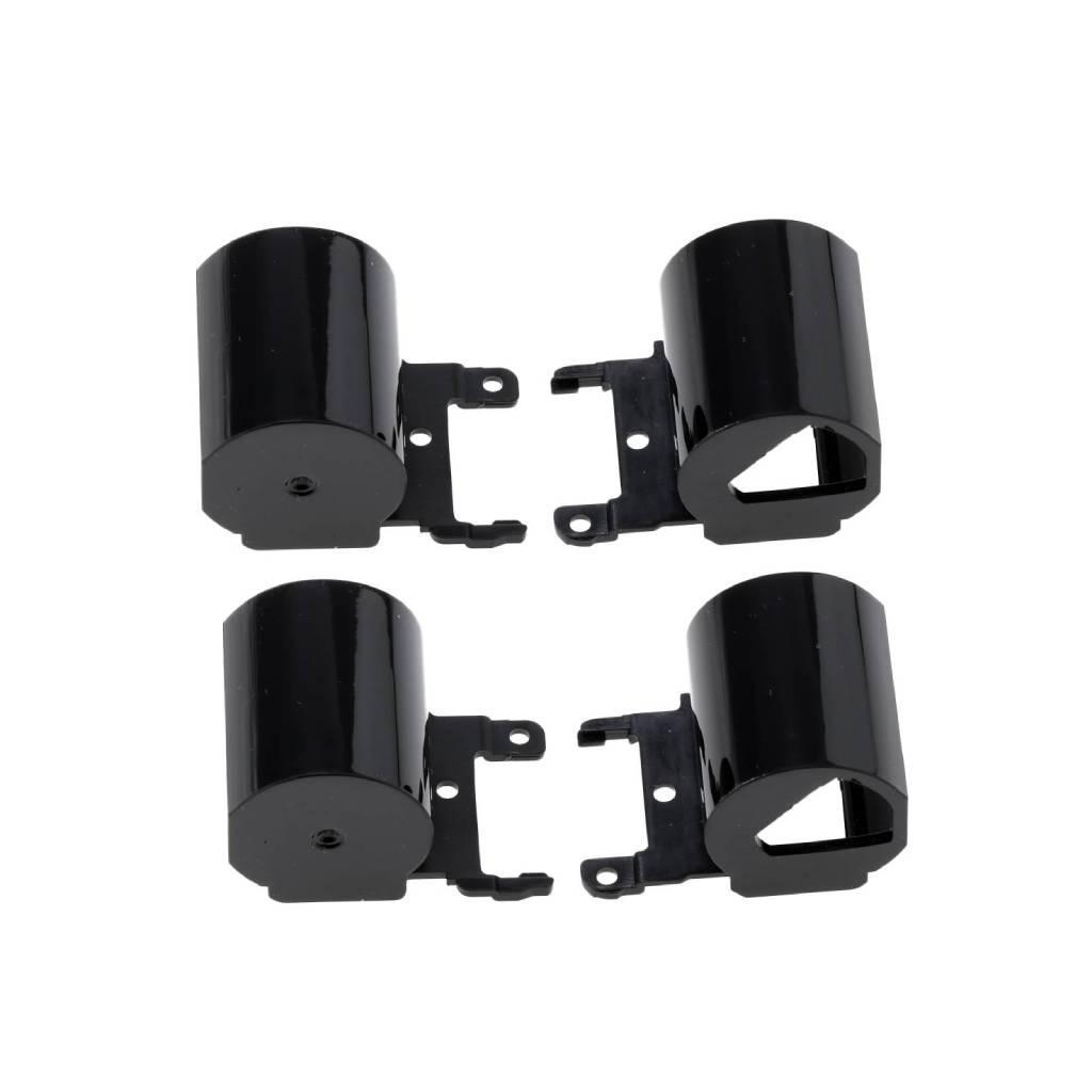 4x Laptop LCD Hinges Cover for HP 250 255 G6 15-BS 15-BW 15-BR black