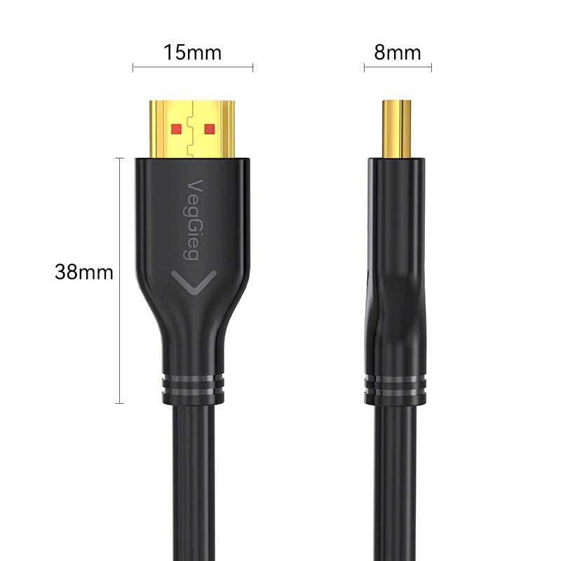 Cáp HDMI 4K VegGieg 10m, 15m, 20m hàng chính hãng