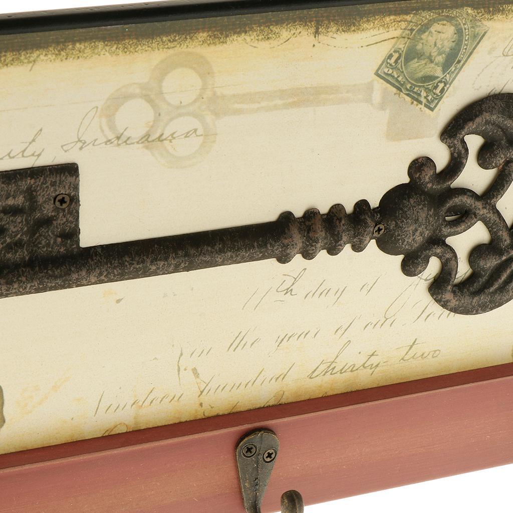 Wall Mounted Coat Hooks, Coat Hooks 3 Hooks Coutry Style For Key Hat