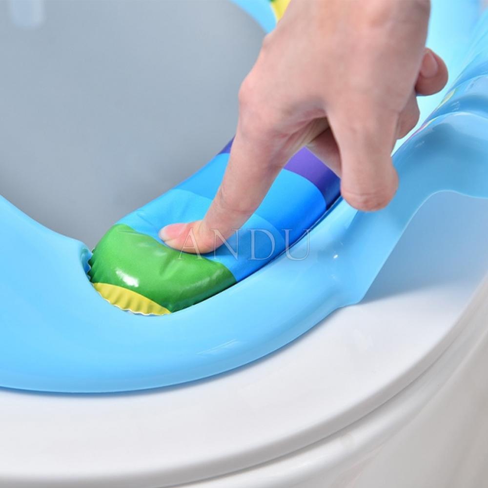 Bệ Vệ Sinh Có Tay Cầm, Bệ Ngồi Toilet Hình Thú Dễ Thương Cao Cấp Cho Bé Yêu