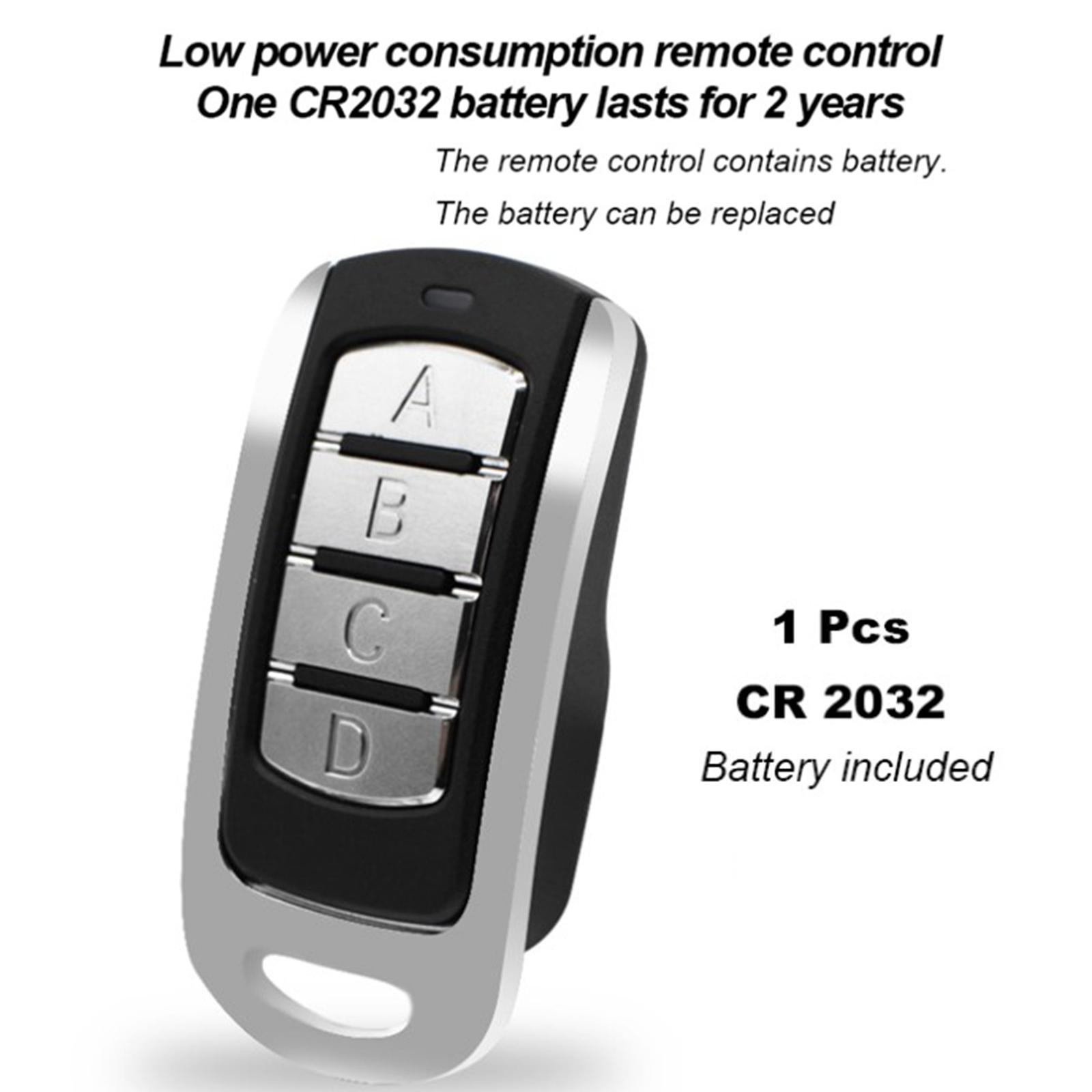 Universal Garage Door Remote Control, Replacement for Liftmaster Chamberlain 287MHz,300MHz ,310MHz ,, 315.5MHz ,330MHz Button
