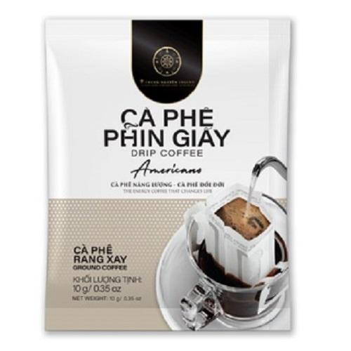 Combo 2 Hộp Cà Phê Phin Giấy Americano - Hộp 10 gói - Trung Nguyên Legend (Thơm, chua, ngọt dịu, vị trà xanh)