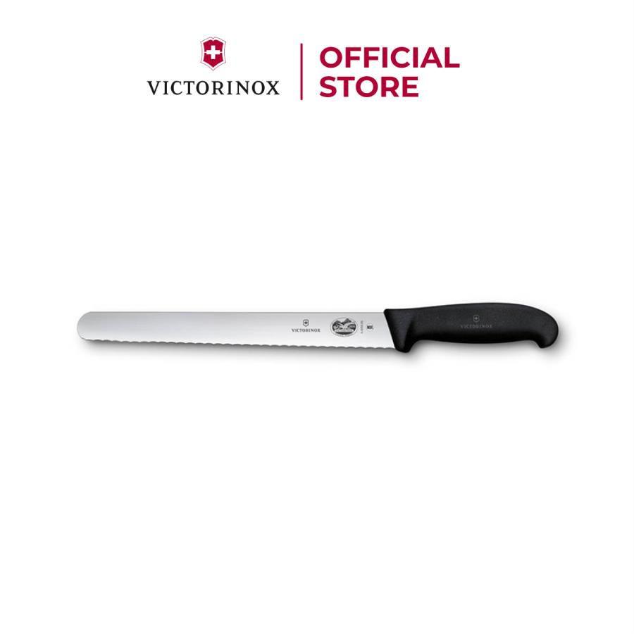 Dao Victorinox Victorinox 5.4233.25 cán đen, lưỡi răng cưa 25cm