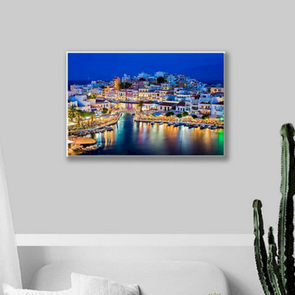 Tranh Trang Trí Phòng Khách "Thành Phố Về Đêm" - W246