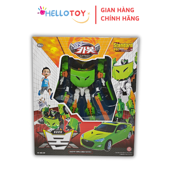 Đồ Chơi Mô Hình Lắp Ráp Xe Hơi Biến Hình Cỡ Lớn HELLO CARBOT Born