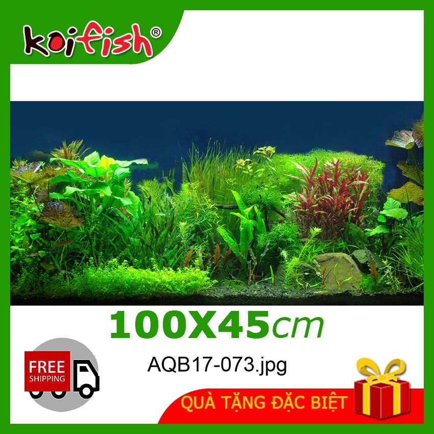 Tranh 3d Koifish - chịu nước, 100x45cm, cho hồ cá siêu nét, siêu đẹp,