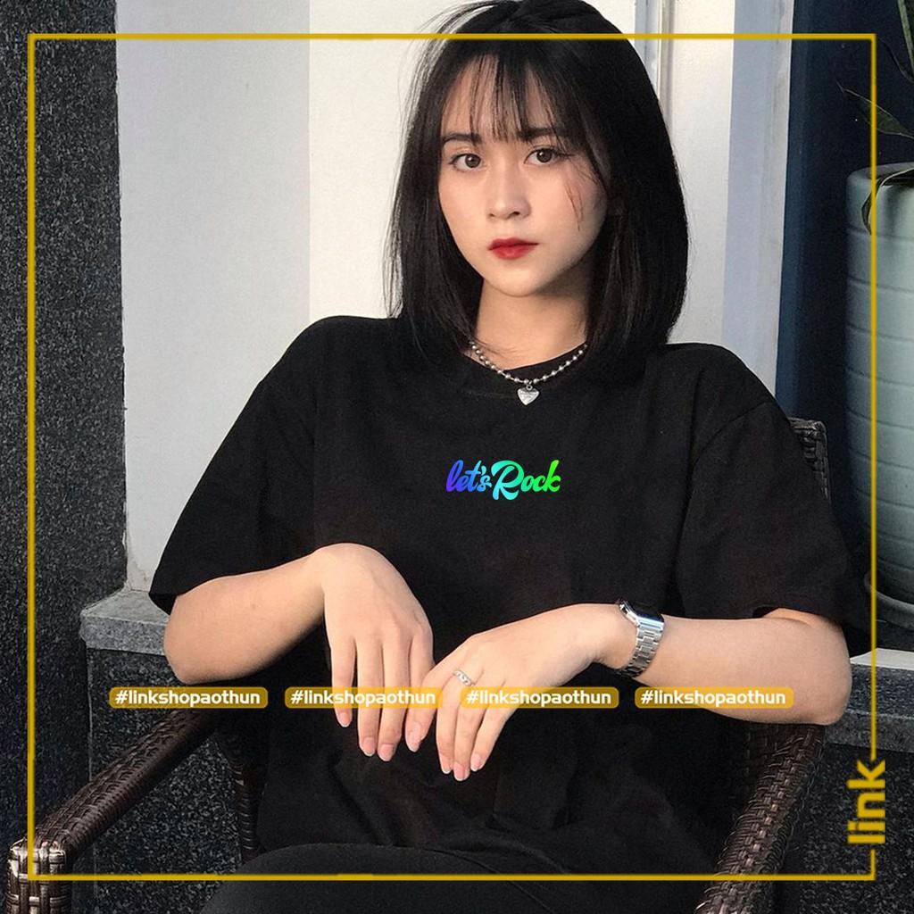 Áo phản quang LET'S ROCK cool ngầu unisex tay lỡ
