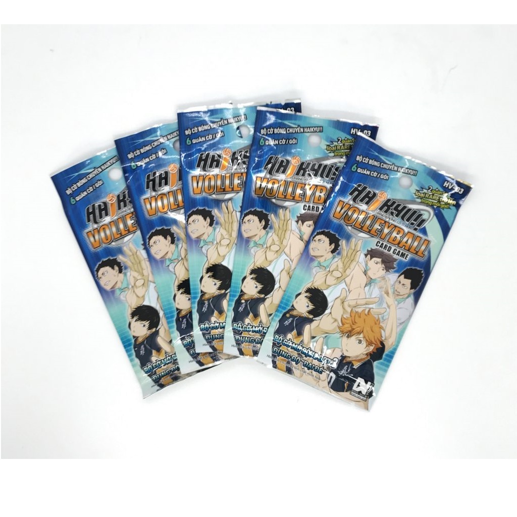 Gói cờ mở rộng HV-03 - Bộ cờ bóng chuyền HAIKYU - 6 Quân cờ / Gói