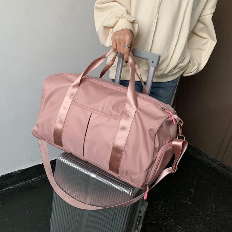 Túi xách du lịch đa năng màu hồng - 7495