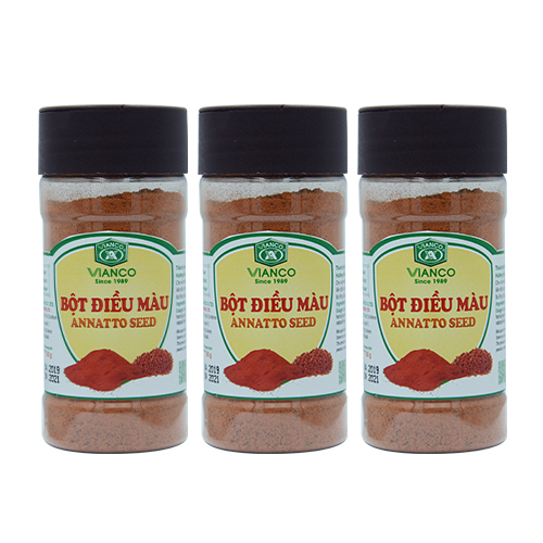 Combo 3 hũ Bột Điều Màu 60gr