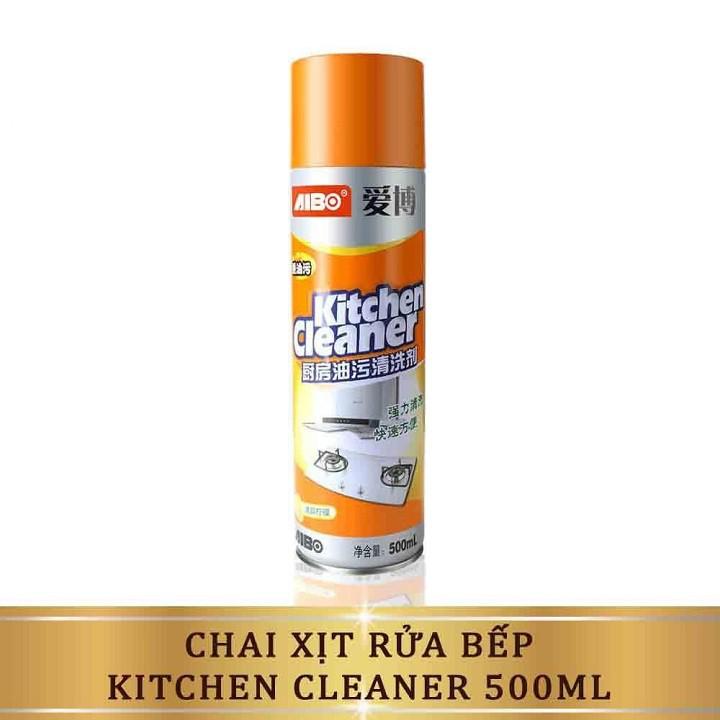 Bình xịt bọt tuyết kitchen cleaner tẩy rửa siêu sạch dung tích 500ml