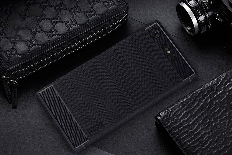 Ốp lưng MOFI chống sốc vân carbon dùng cho Sony XZ1 / XZ2 / XZ2 Compact / XZ2 Premium -  Hàng nhập khẩu
