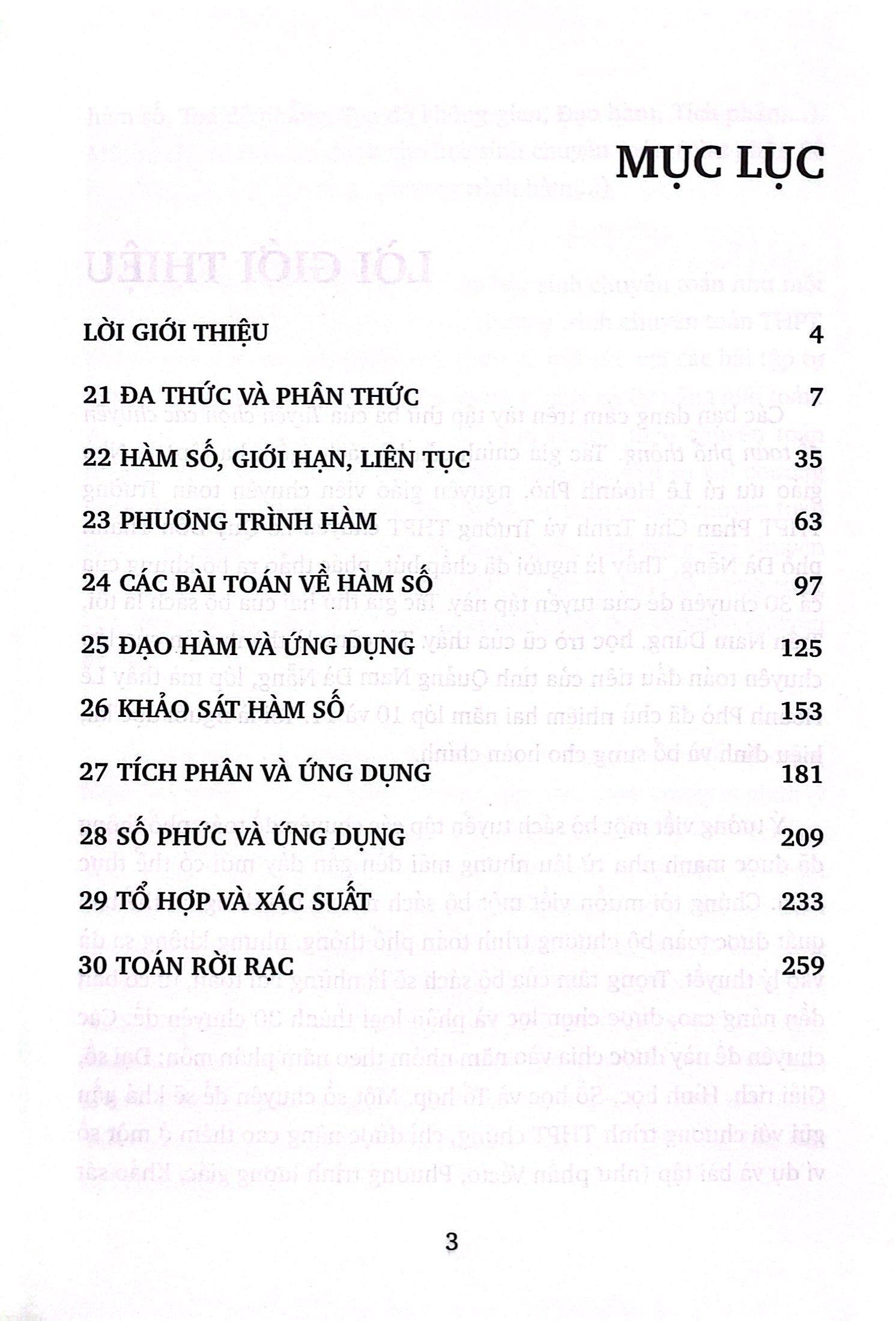 Tuyển Chọn Các Chuyên Đề Toán Phổ Thông - Tập 3