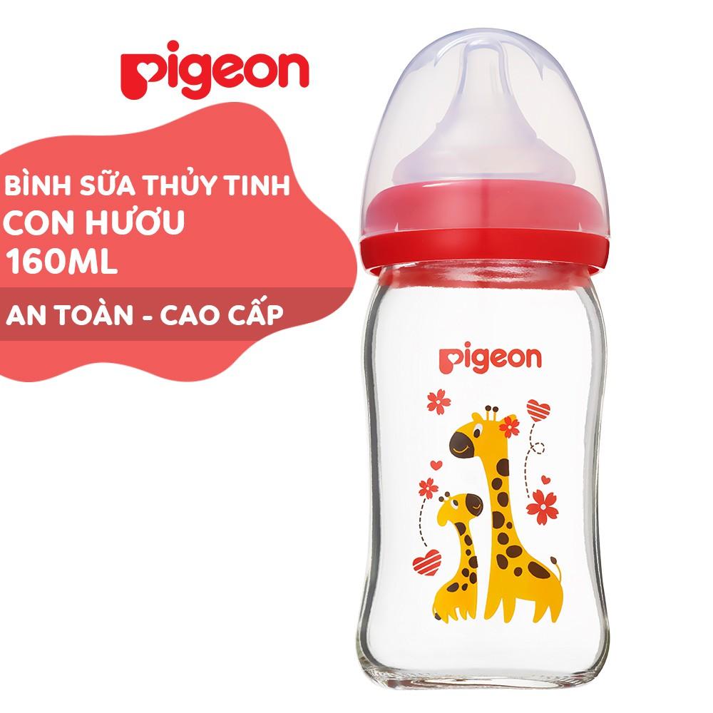 Bình Sữa Thuỷ Tinh Plus Pigeon 160ml (SS)