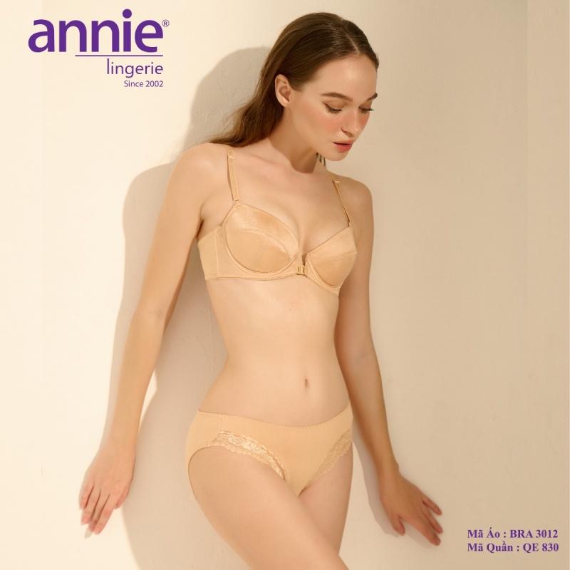 Bộ đồ lót Nữ Annie 3012 Đồng Bộ Chất Liệu Thun Cotton Lụa Co Giãn Bốn Chiều, Mang Đến Cảm Giác Thoáng Mát, Dễ Chịu