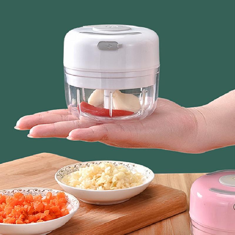 Tỏi Nghiền Máy Mài Điện Xay Thịt Dao Gọt Vỏ Báo Chí Phụ Kiện Nhà Bếp Tiện Ích Bộ Rau Củ Quả Thực Phẩm Máy Thái Xay Bằng Tay