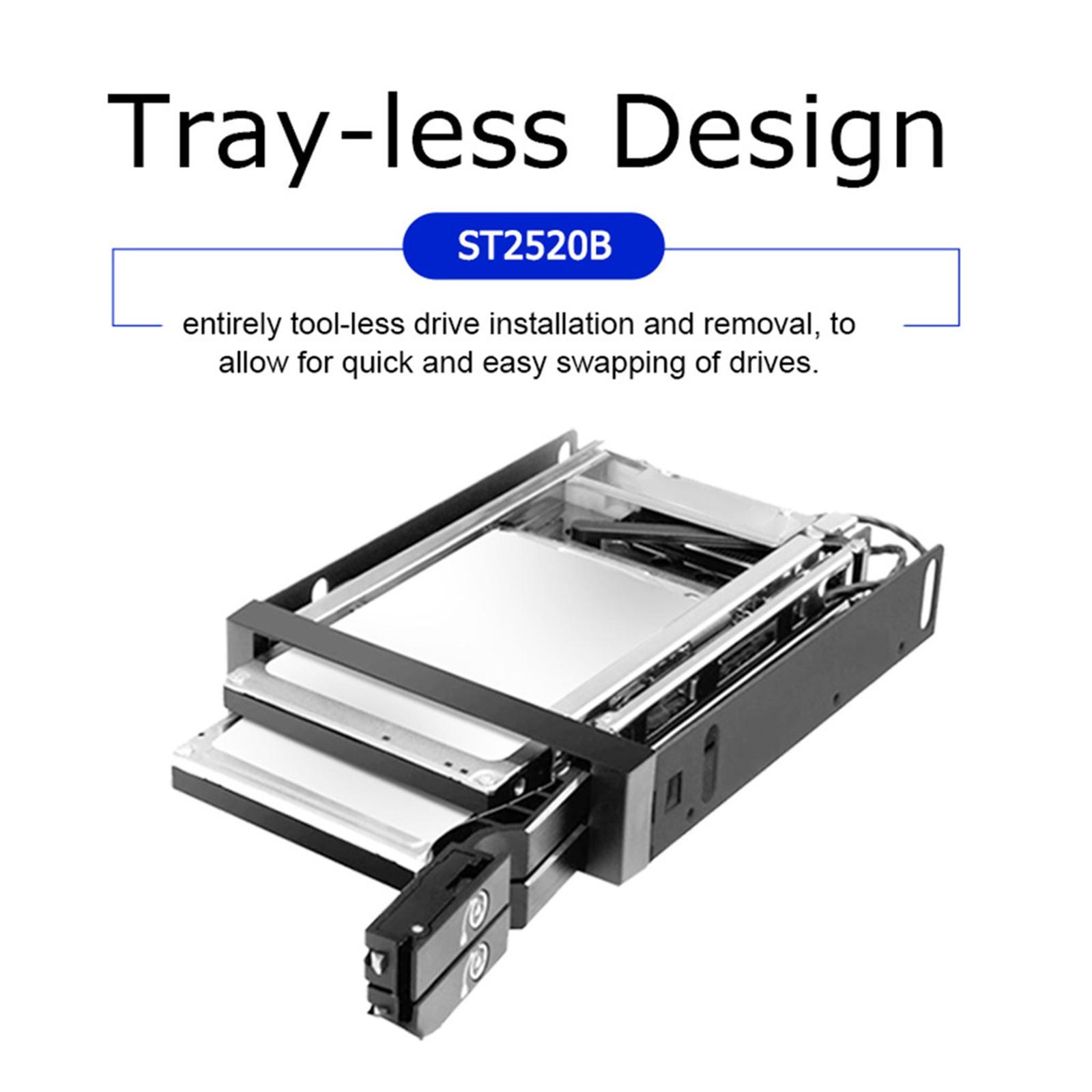 Hot Swap PC Bay Adapter Rack for 2.5" HDD/ Hard Drive