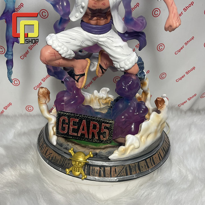 Mô hình Luffy Gera 5 chiến đấu - Figure Luffy Gear 5 - Mô hình One Piece