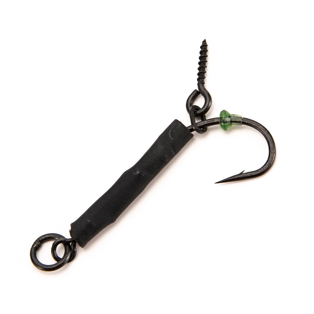 4pcs Fishing Ronnie Rigs Carp Fishing Spinner Rigs Assist Hooks 04 barbed