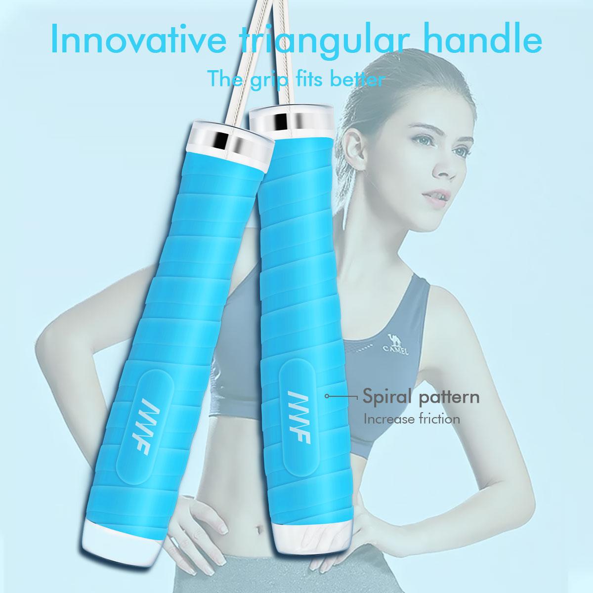 Dây Nhảy Với Tay Cầm Chống Trượt Và Nhanh Chóng Vòng Bi Chống Rối Dây Nhảy Tập Gym Thể Hình Tập Thể Dục Tại Nhà thon Gọn Cơ Thể