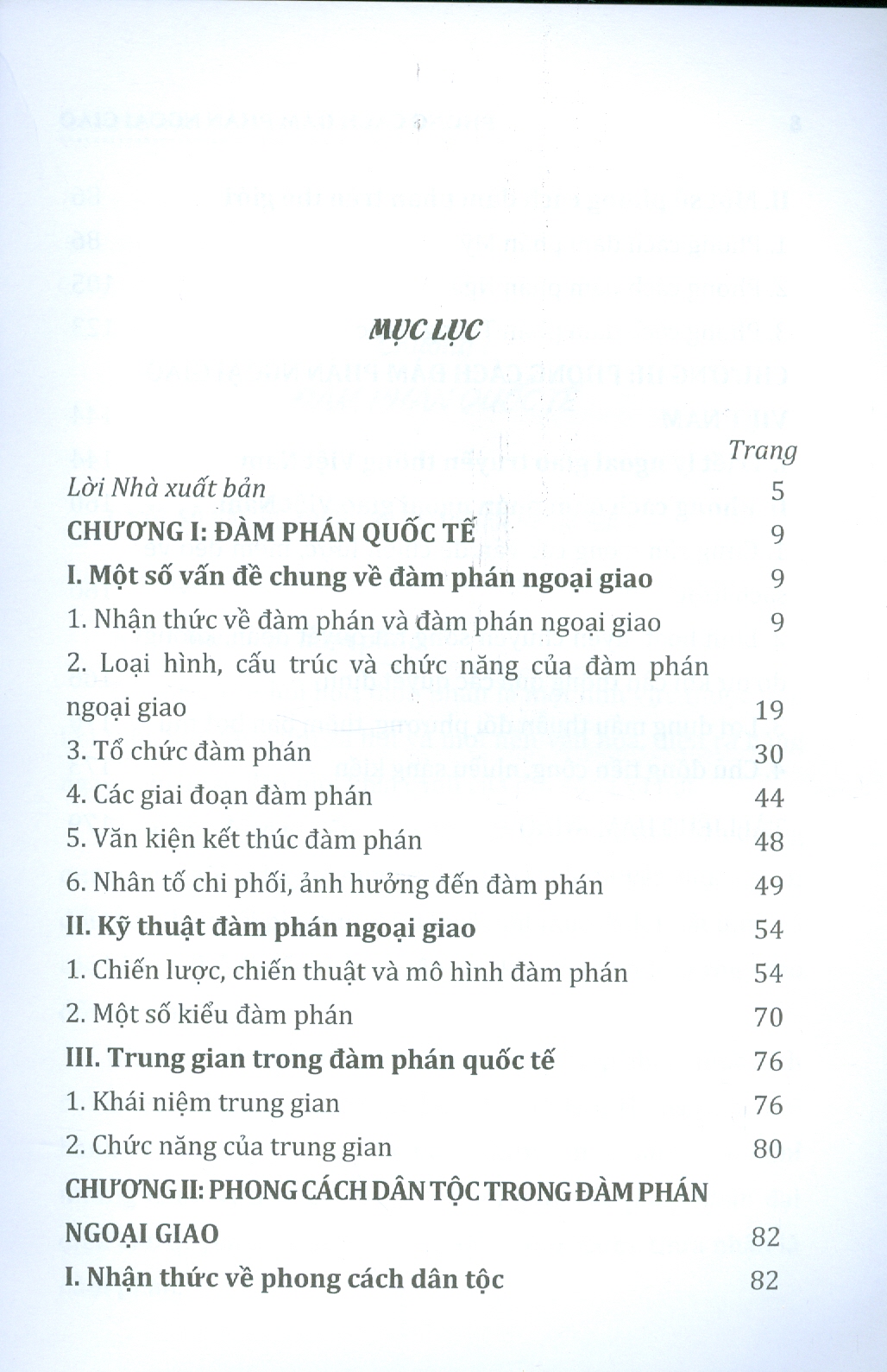 Phong Cách Đàm Phán Ngoại Giao (Sách chuyên khảo)