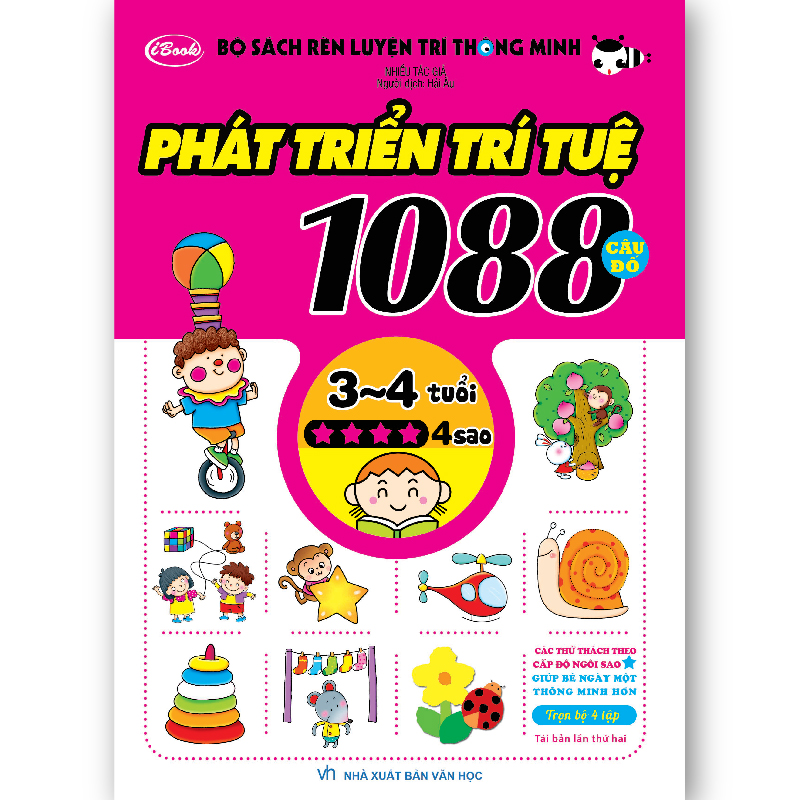 1088 CÂU ĐỐ PHÁT TRIỂN TRÍ TUỆ 3-4 tuổi 4 sao