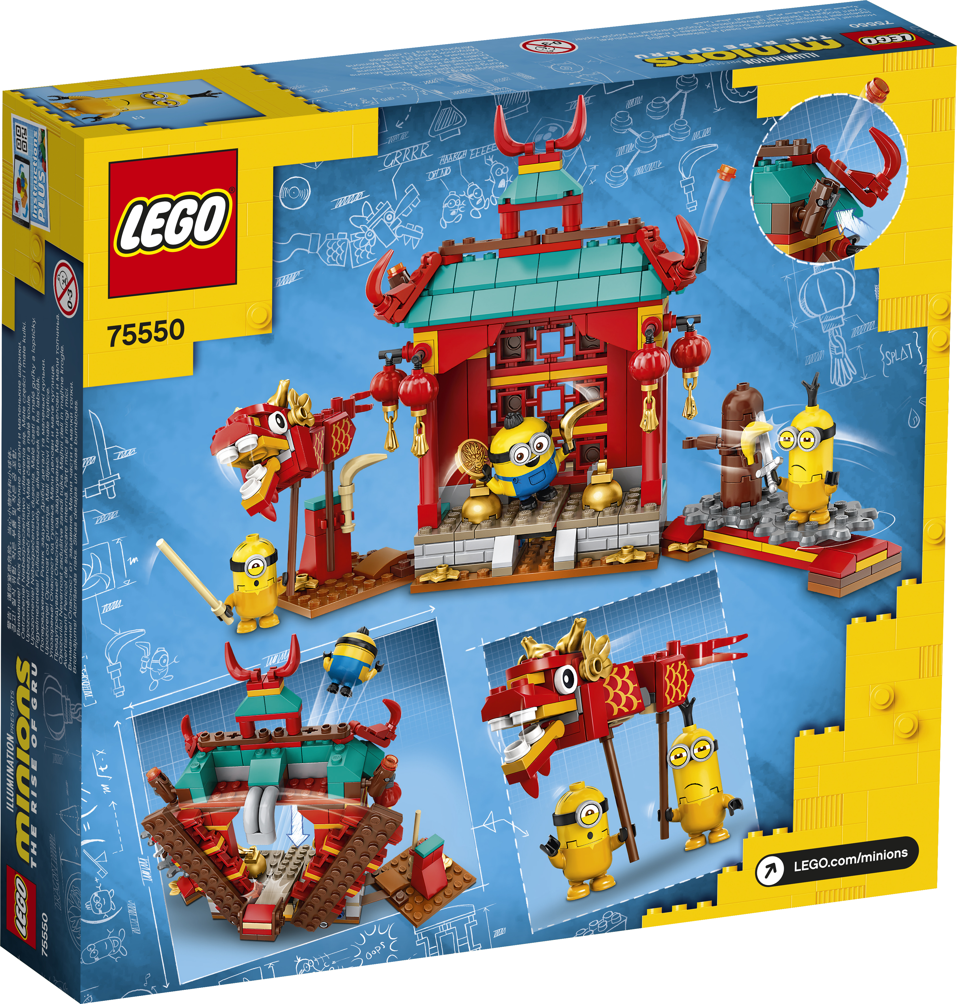 LEGO MINIONS 75550 Trận Chiến Kung Fu (310 chi tiết)