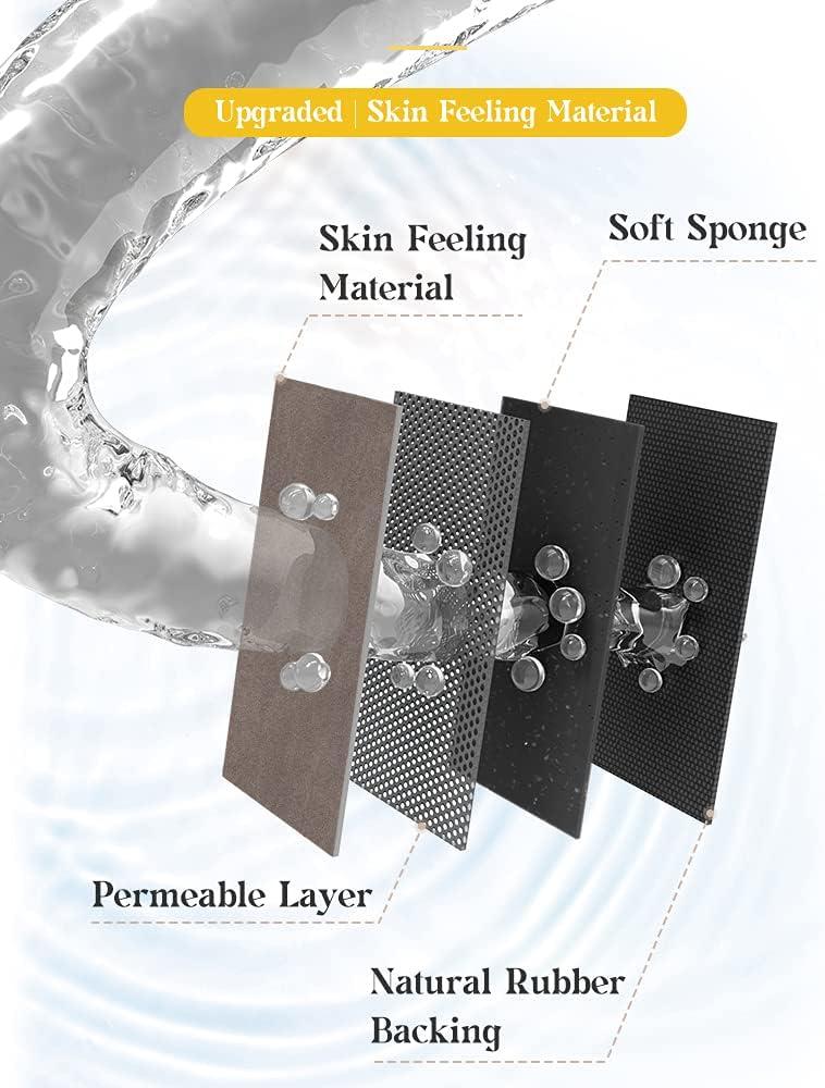 Đơn giản màu rắn Diatom Datom Bùn Bò hấp thụ thảm sàn, 40 * 60 cm, màu nâu