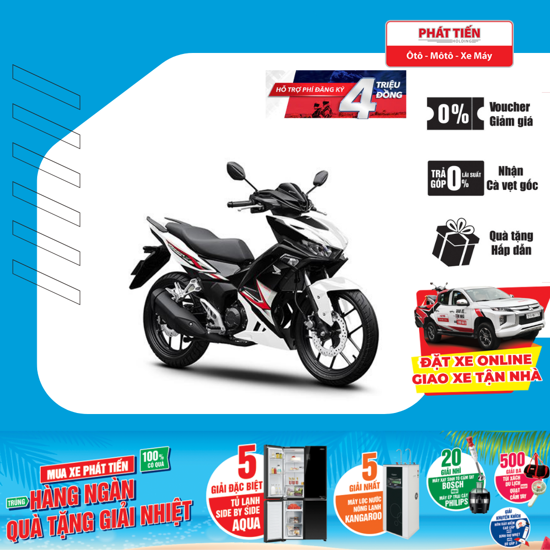 Xe Máy Honda Winner X 2024 Tiêu Chuẩn Smart Key Phanh Thường