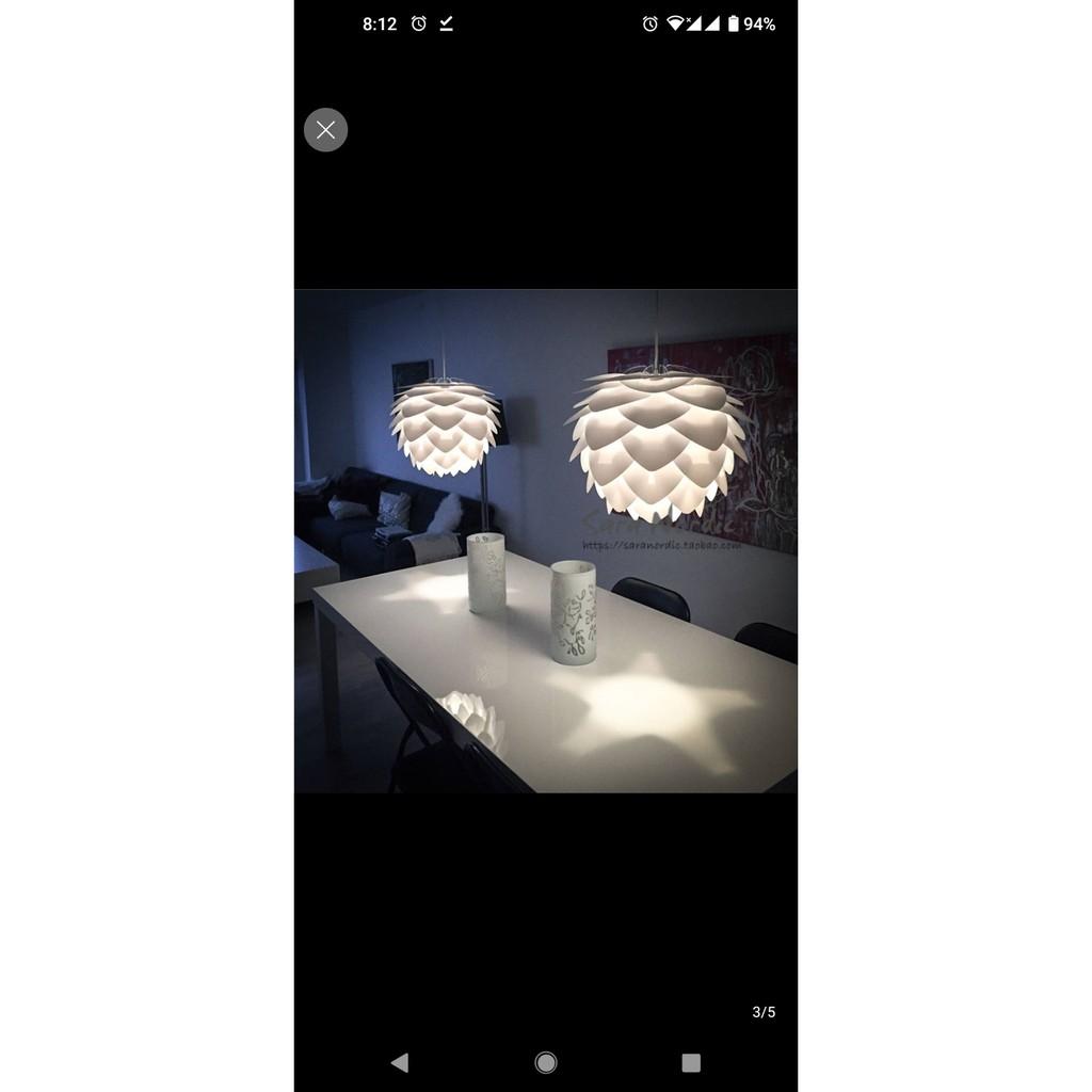 Đèn thả hoa sen trắng, đèn thả trần, đèn trang trí, đèn decor