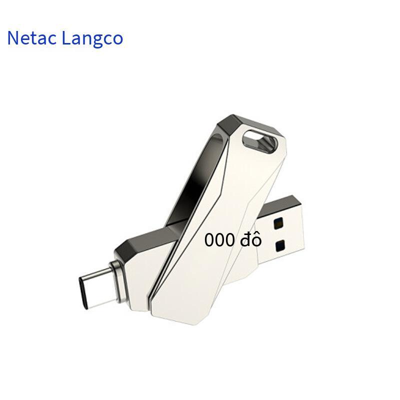 Giá thấp nhất Langke U782C điện thoại di động máy tính đĩa U kim loại giao diện TYPEC 32G 64G128G máy tính điện thoại di động USB tốc độ cao
