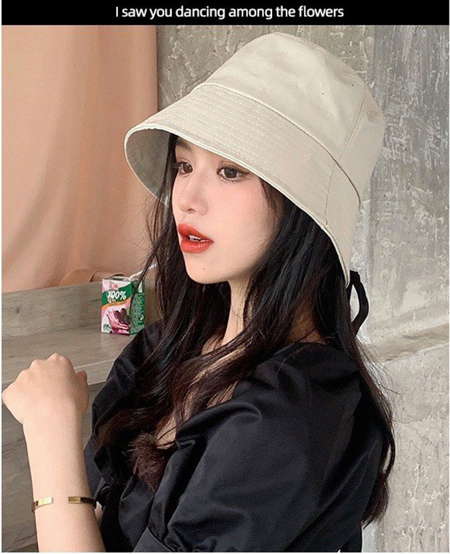 Nón thời trang nam nữ, mũ Bucket vành cụp style Hàn Quốc cực chất MD02
