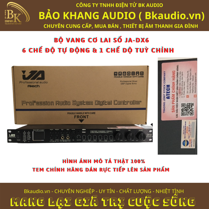 Vang cơ lai số JA-Dx6 ( máy trộn âm thanh ).Msp : SPV-05