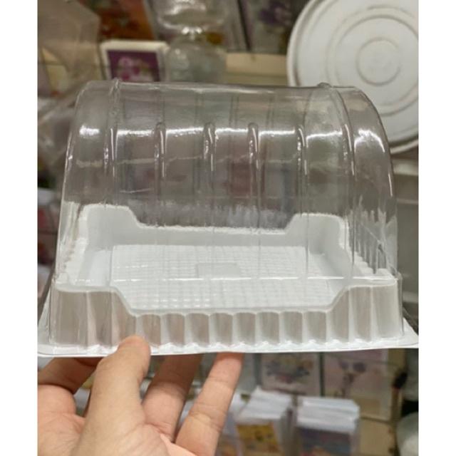 Hộp H22 đựng bánh bông lan cuộn ngắn lớn size 14cm