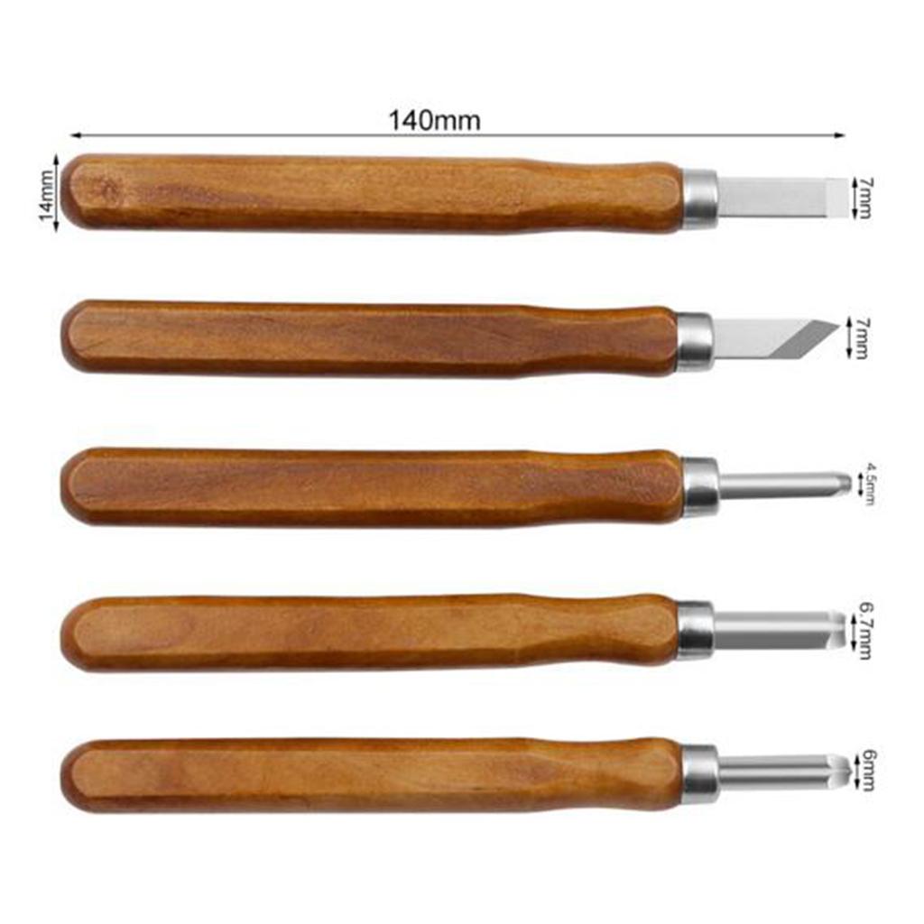5pcs Woodworking Carving Tools Set Sculpting Knife Kit Durable Hand Chisels