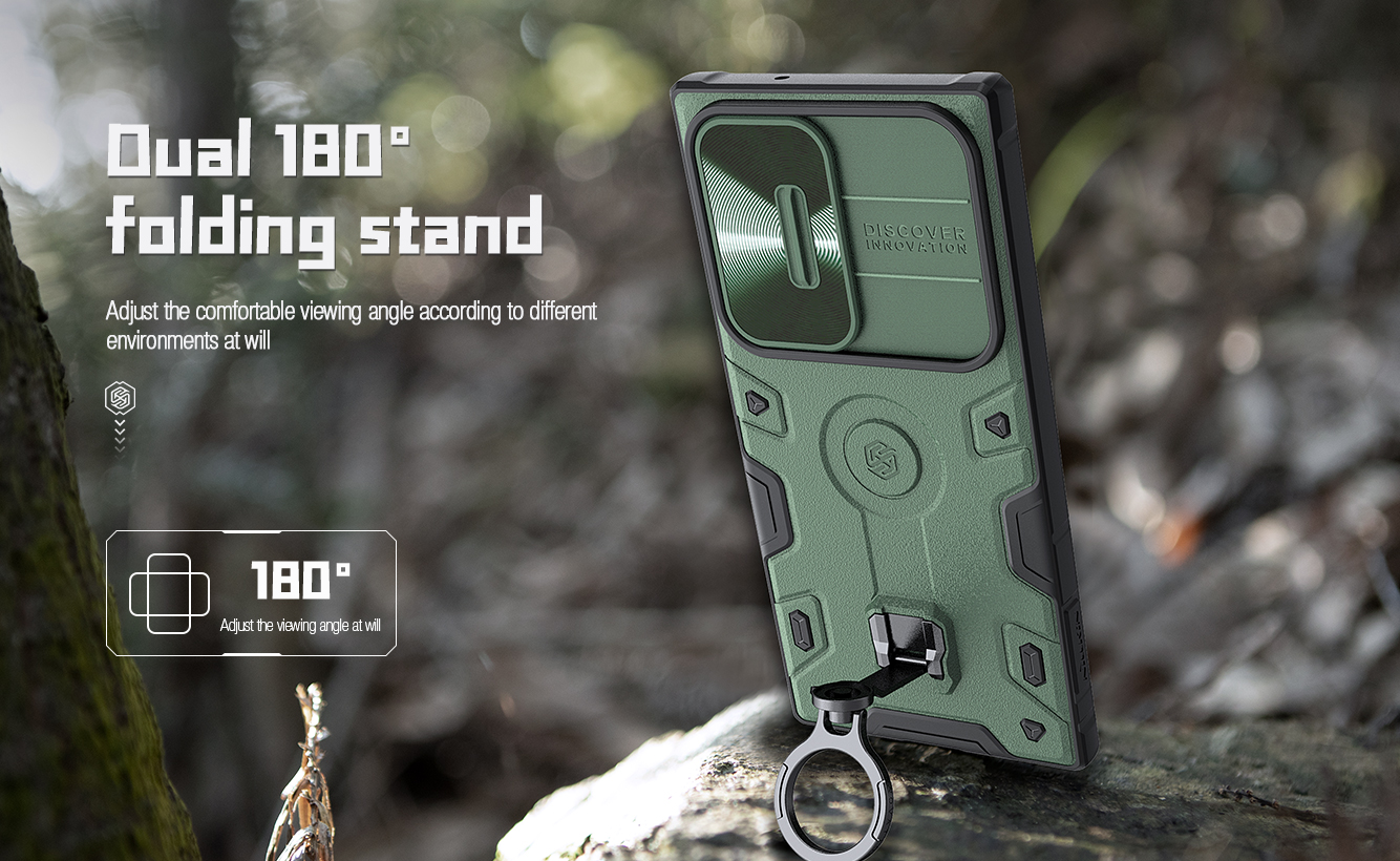 Ốp Lưng Nillkin CamShield Armor Pro Cho Samsung Galaxy S23 Ultra - Hàng Chính Hãng