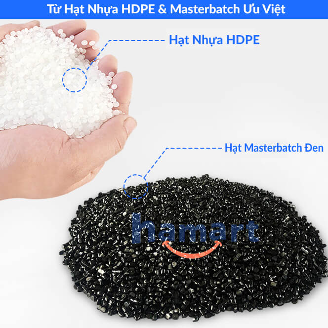 Túi Đựng Rác Size Đại Ko Quai HDPE Lớn Siêu Chắc Bao Đựng Rác Nylon To Màu Đen Tiện Lợi