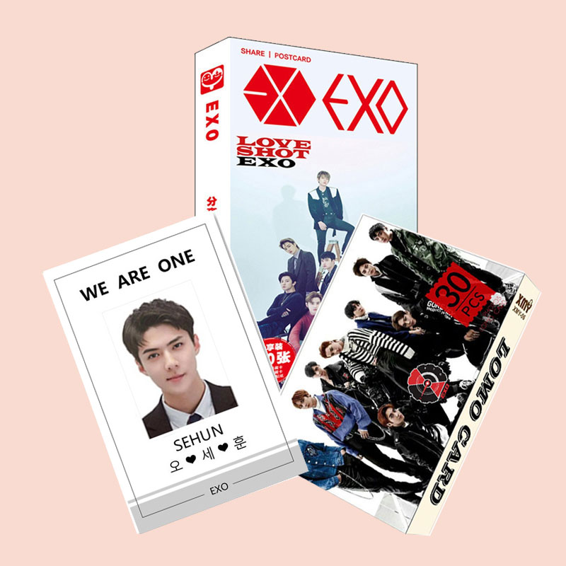 Bộ ảnh EXO card đeo thẻ Sehun EXO