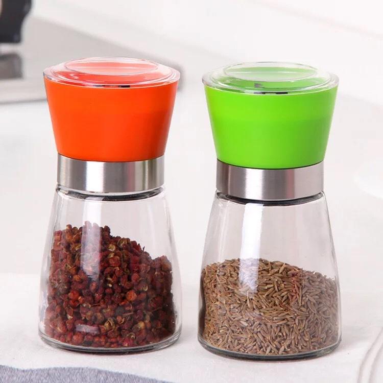 Bộ 2 Hũ Xay Hạt Tiêu Mini Cầm Tay Tiện Lợi - GDHN Loại Tốt