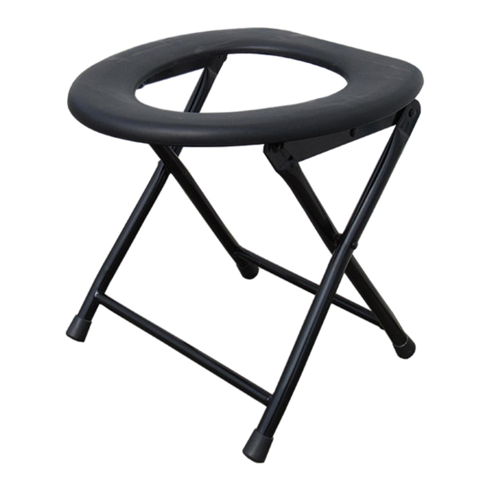 Camping Toilet Seat Commodes Chair Folding Toilet Chair Seat Chair for Elderly pregnants