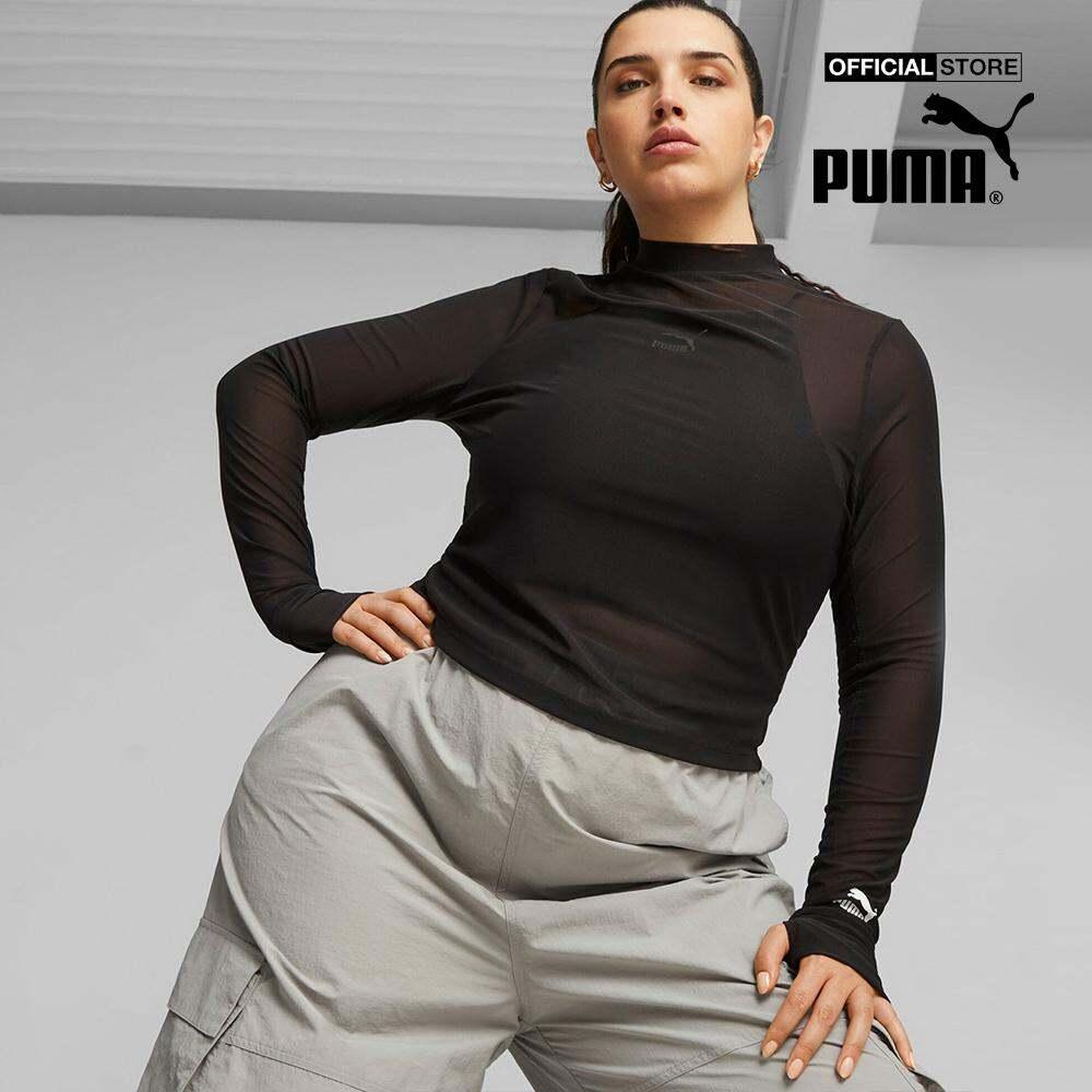 PUMA - Áo kiểu nữ tay dài xuyên thấu DARE TO 621429