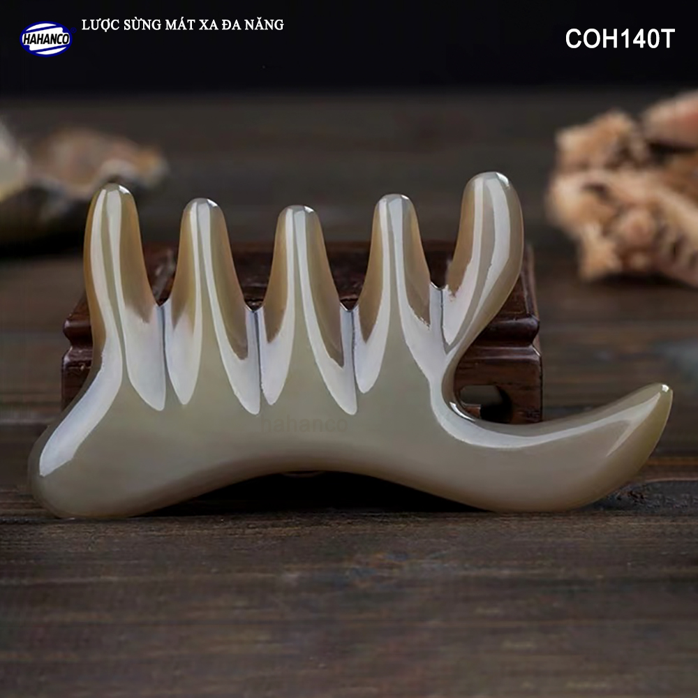 Lược sừng đa năng thần thánh (Size: M - 11cm) Mát xa làm đẹp