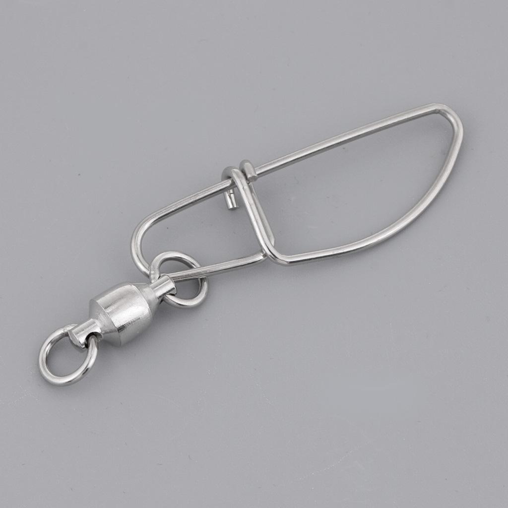 High-strength Ball Bearing Fishing Swivel with Coastlock Snap Size S L