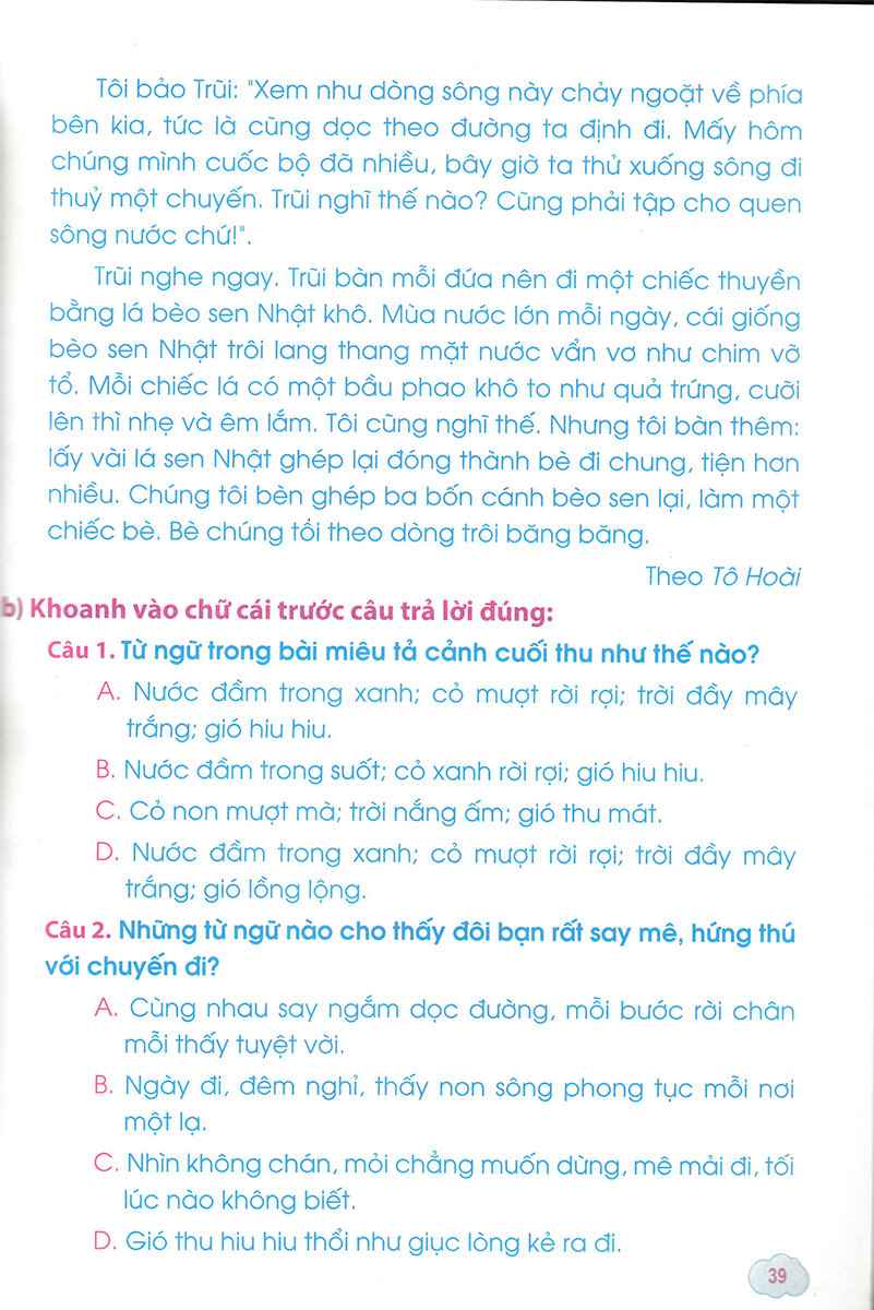 Phiếu Ôn Tập Cuối Tuần Tiếng Việt Lớp 4 _ML